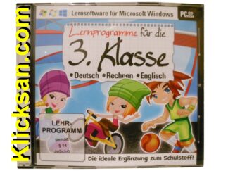 Lernsoftware 3. Klasse Deutsch Rechnen Englisch CD-ROM NEU Klicksan.com NT1449 NT 1449 (1)